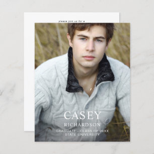 Papier Budget Big Mod Nom Photo Graduation Party VER