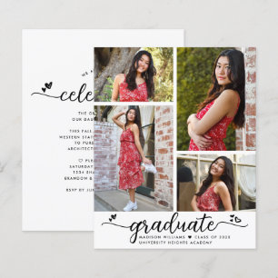 Papier Budget Blanc Noir Grad 4 - Invitation Script photo