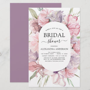 Papier Budget Boho Dusty rose violet Fête des mariées