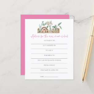 Papier Budget Boho Jeu Conseil Nouveau Maman Papa Baby sh
