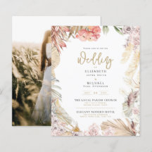 BUDGET BOHO Mariage Inviter téléchargement numériq