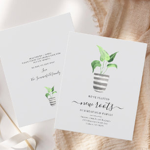 Papier Budget Boho Nouvelles Racines Nous avons déménagé 