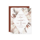 Budget Boho Terracotta Photo Pampas Grass Mariage