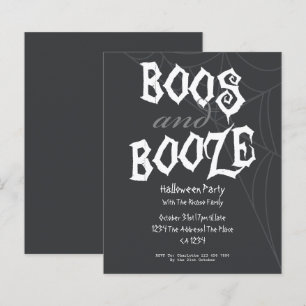 Papier BUDGET Booze Et Booze Parti D'Halloween