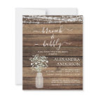 Budget Brunch & Bubbly Invitation de douche nuptia