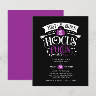 Papier BUDGET Bund'Hocus Pocus Halloween Bash Party