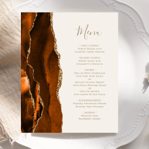 Papier Budget Burange Orange Gold Agate Ivory Mariage Men