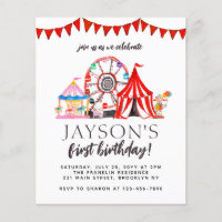 Budget Carnival Cirque Pays Foire Anniversaire de 