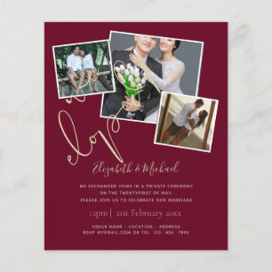 Papier Budget Changement des plans Mariages, date, étape