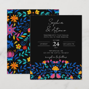 Papier Budget Coloré mexicain Floral Fiesta Mariage