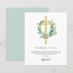 Papier Budget Commune Sainte Communion Merci Vert