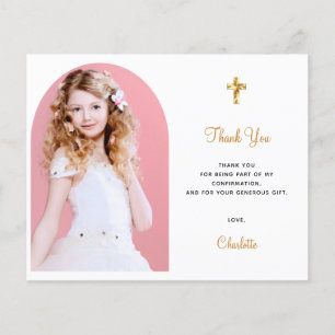 Papier Budget confirmant photo fille blush arche merci