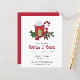 Papier Budget Cookies et cacao Fête de Noël