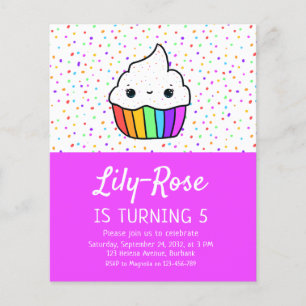 Papier BUDGET Cupcake Sprinkings Anniversaire Fête Invita