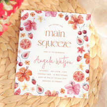 Budget de la douche de nuptiale Main Squeeze Citru