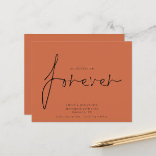 Papier Budget Décidé Sur Forever Terracotta Enregistrer L