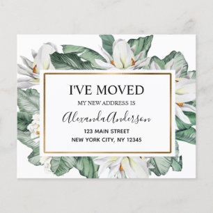Papier Budget Déplacement Faire-part Tropical Floral