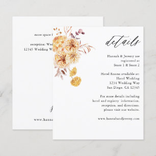 Papier Budget : détails bohèmes floraux jaune doré