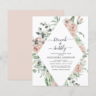 Papier Budget Dusty Pink Brunch & Bubbly Fête des mariées
