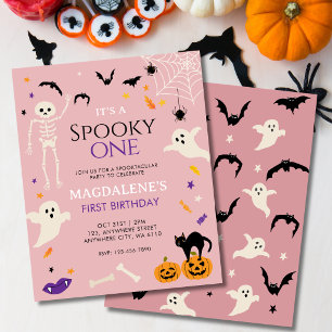 Papier Budget Effrayant Un 1er Anniversaire Halloween Ros