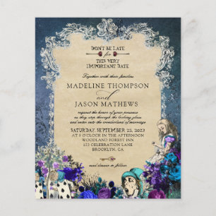 Papier Budget Elegant Dark Alice dans le Mariage de Wonde