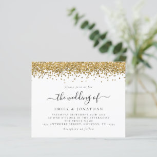Papier Budget Elégant Faux Gold Parties scintillant de ma