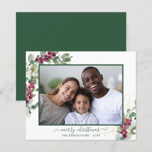 Papier BUDGET Élégant Noël de verdure Photo de vacances