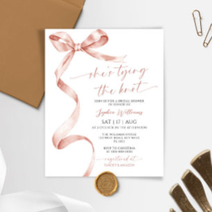 Papier Budget Elle noue la Fête des mariées de Knot Mocha