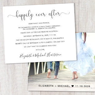 Papier Budget Elopement Réception de mariage Photo