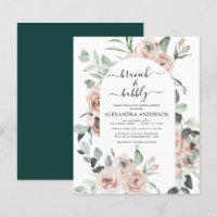 Budget Emerald Green Brunch et Fête des mariées Bu