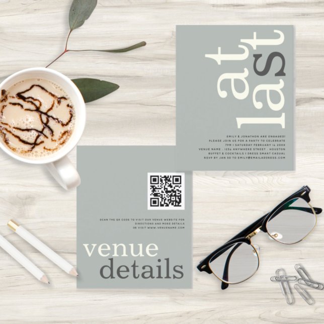 Papier BUDGET Enfin Code QR Sage Ivoire Texte Engagement (Créateur téléchargé)