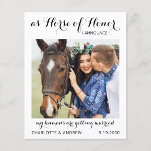 Papier Budget Enregistrer La Date Photo Mariage Cheval