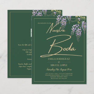 Papier BUDGET Espagne All-in1 WISTERIA Gold Green BODA