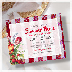 Papier Budget Été Pique-Nique Invitation