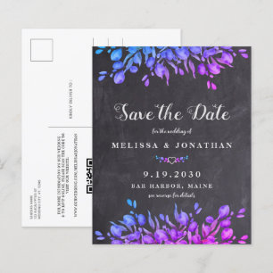 Papier Budget Eucalyptus Botanique QR Code Enregistrer la