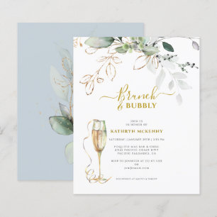 Papier Budget Eucalyptus Gold Poussière Bleu Enterrement 