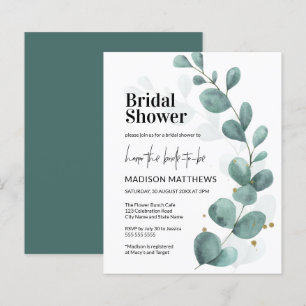 Papier Budget Eucalyptus Verdure Fête des mariées botaniq