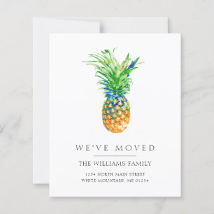 Papier Budget Faire-part de déplacement de l'ananas tropi