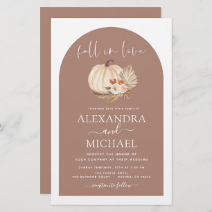 Papier Budget Fall in Love Mariage Terracotta