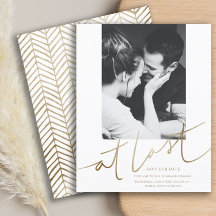 Budget Faux Gold Enregistrer le Mariage de date