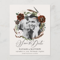 budget Feuillage rustique enregistrer la date anno