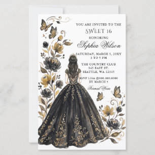 Papier Budget Fleur de Butterfly Princesse Sweet 16