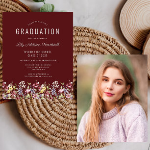 Papier Budget Fleur sauvage photo Bourgogne Grad Party