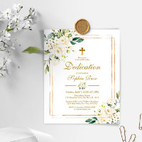 Budget Fleurs blanches et méditation d'or Invitati