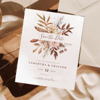 Budget Fleurs Boho Mariage d'Automne Enregistrer l