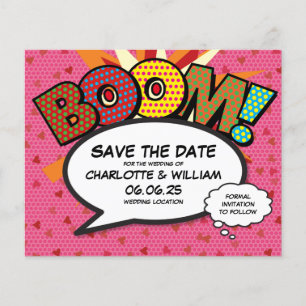 Papier Budget Fun Retro Comic Book Boom Enregistrez la da