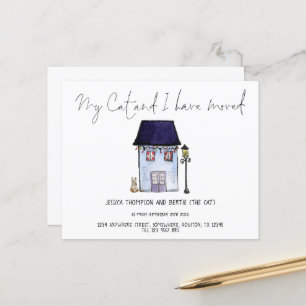 Papier Budget Funny Mon chat J'ai Déplacé Script Déplacem