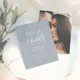 Papier Budget Futur Mme Dusty Blue Brunch & Bubbly Photo