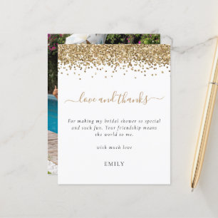 Papier Budget Gold Parties scintillant photo Fête des mar