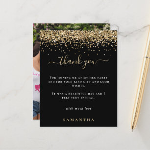 Papier Budget Gold Parties scintillant photo Hen Party Bl